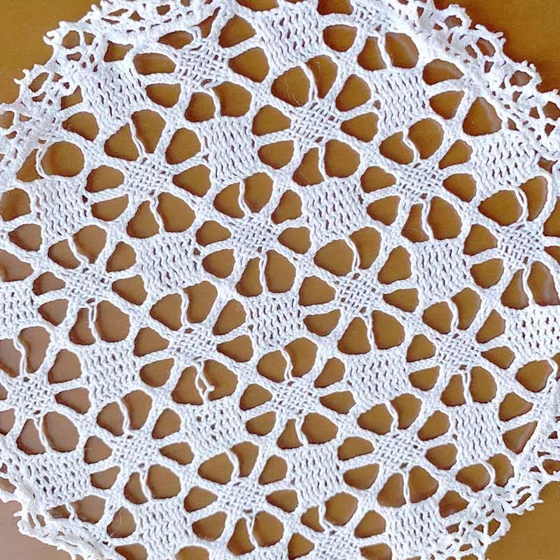 ドイリー 丸 レース編み 幾何学模様 - soracoya（空小屋）