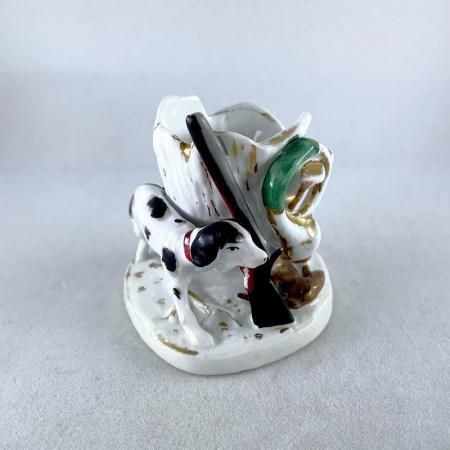 F.F PEXONNE小鳥とお花柄小さなムタディエマスタード入れ ペクソンヌ Pexonne ソーシエール 鳥花柄 アンティーク 0501071