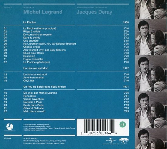 La Piscine 太陽が知っている / Michel Legrand ミシェル・ルグラン