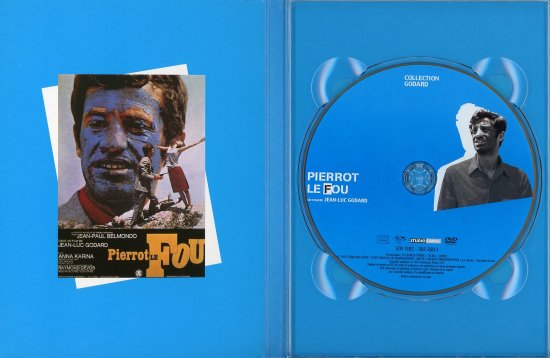 Pierrot le fou 気狂いピエロ / Jean-Luc Godard ジャン＝リュック・ゴダール DVD PAL