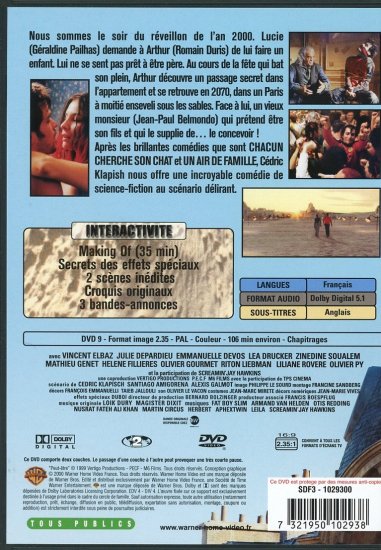 Peut-etre パリの確率 (1999) / Cedric Klapisch セドリック・クラピッシュ DVD
