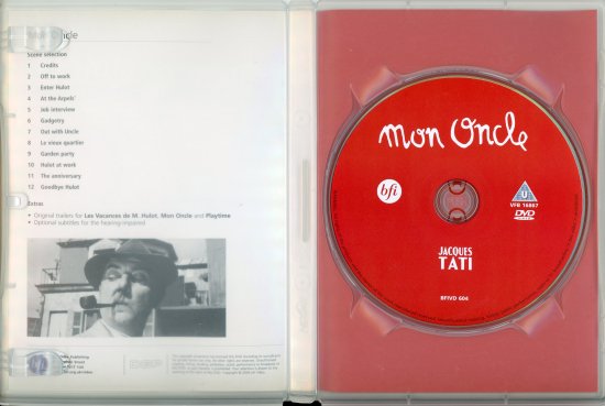 Mon oncle ぼくの伯父さん (1958) / Jacques Tati ジャック・タチ監督 DVD