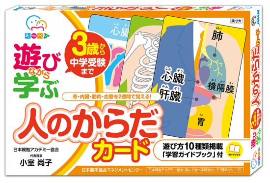 遊びながら学ぶ 人のからだカード - テラコヤキッズ オンラインショップ｜遊びながら勉強が出来るカルタやトランプ・カードゲームの教材通販