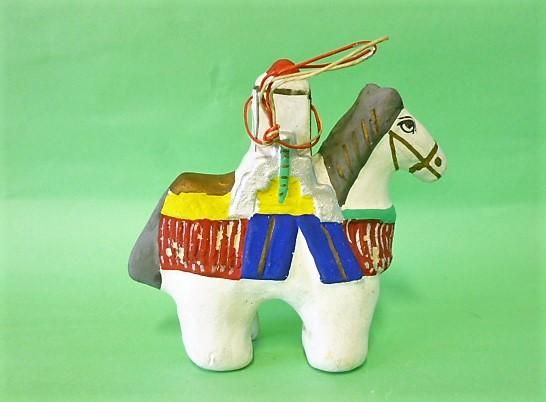 郷土玩具　愛知西尾　起土人形(富田土人形)天下泰平鈴 (廃絶品) 作者:中島一夫 郷土玩具 愛知西尾 起土人形(富田土人形) 天下泰平鈴(廃絶品