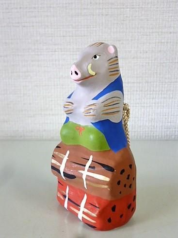 奈良井土鈴 虎 2つ 無秩序
