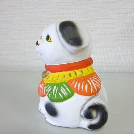 No. 453完売御礼！ 乙川土人形・座り犬土鈴 杉浦定吉 作