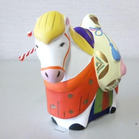 No. 826 完売御礼！ 奈良井土鈴・飾り馬 中西康二 作 - おもちゃばこ