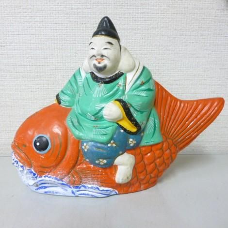 つつみ人形 犬 佐藤吉夫 HK-a-04309 / 堤人形 土人形 郷土玩具