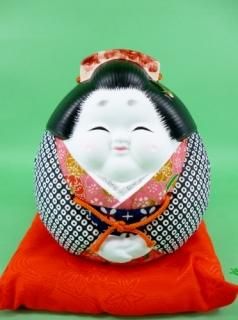 Amazon.co.jp: 薬師窯(yakushigama) 錦彩 招福 寿々巳 土鈴 中