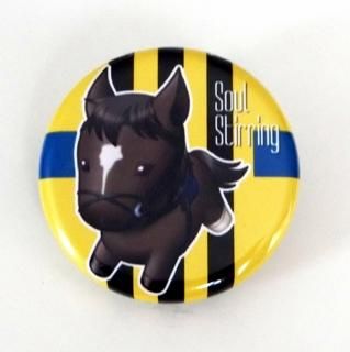 馬　バッジ ぱかぱかばっじ（競走馬缶バッジ） - うま雑貨 みぷらす