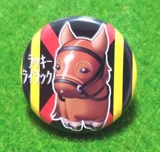 馬　バッジ ぱかぱかばっじ（競走馬缶バッジ） - うま雑貨 みぷらす
