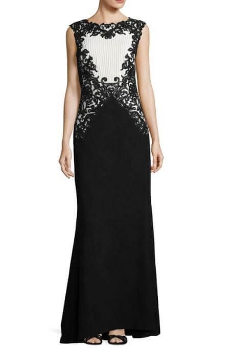 ♥ TADASHI SHOJI ♥ブラック刺繍サイズ4 タダシ・ショージ通販【TADASHI DRESS】