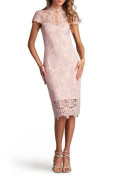 TADASHI SHOJI タダシ ショウジ ピンクローズドレス | 結婚式・パーティードレスレンタルなら【ドレスティーク】