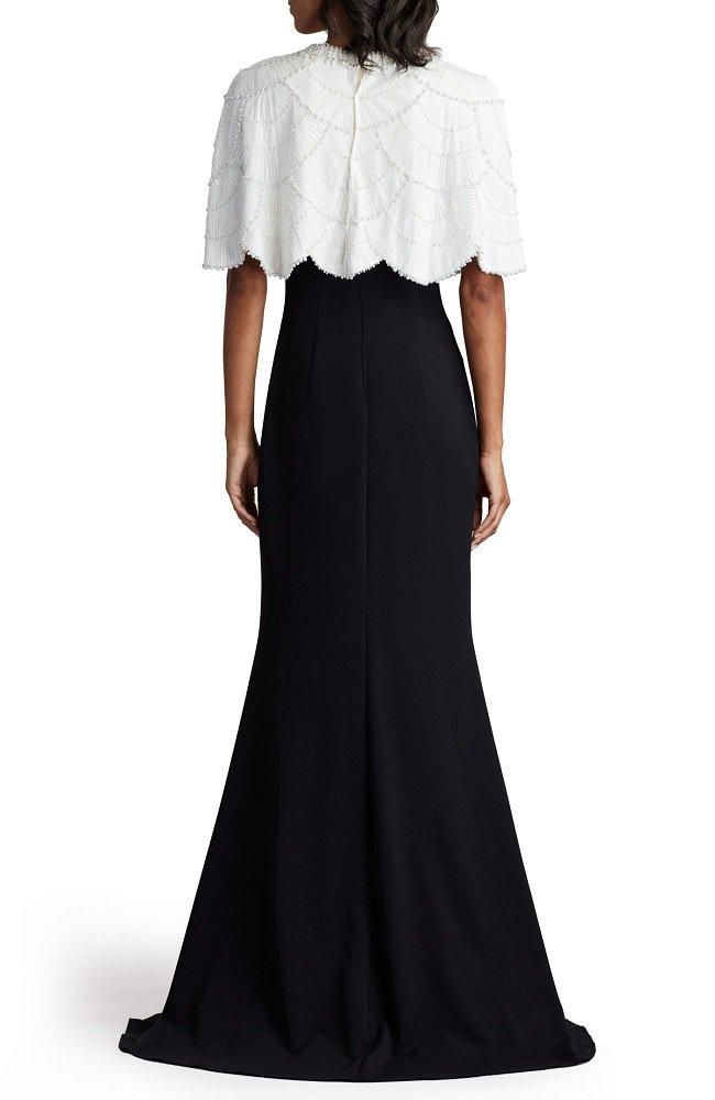 値下げ!!人気★TADASHI SHOJI 黒レースロングドレス　US4 値下げ!!人気☆TADASHI SHOJI 黒レースロングドレス US4 セール