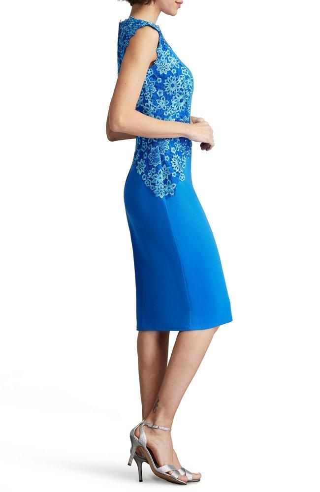 【タダシショージ】ノースリーブ タイトワンピース ドレス ネイビー S ① タダシショージ】ノースリーブ タイトワンピース ドレス