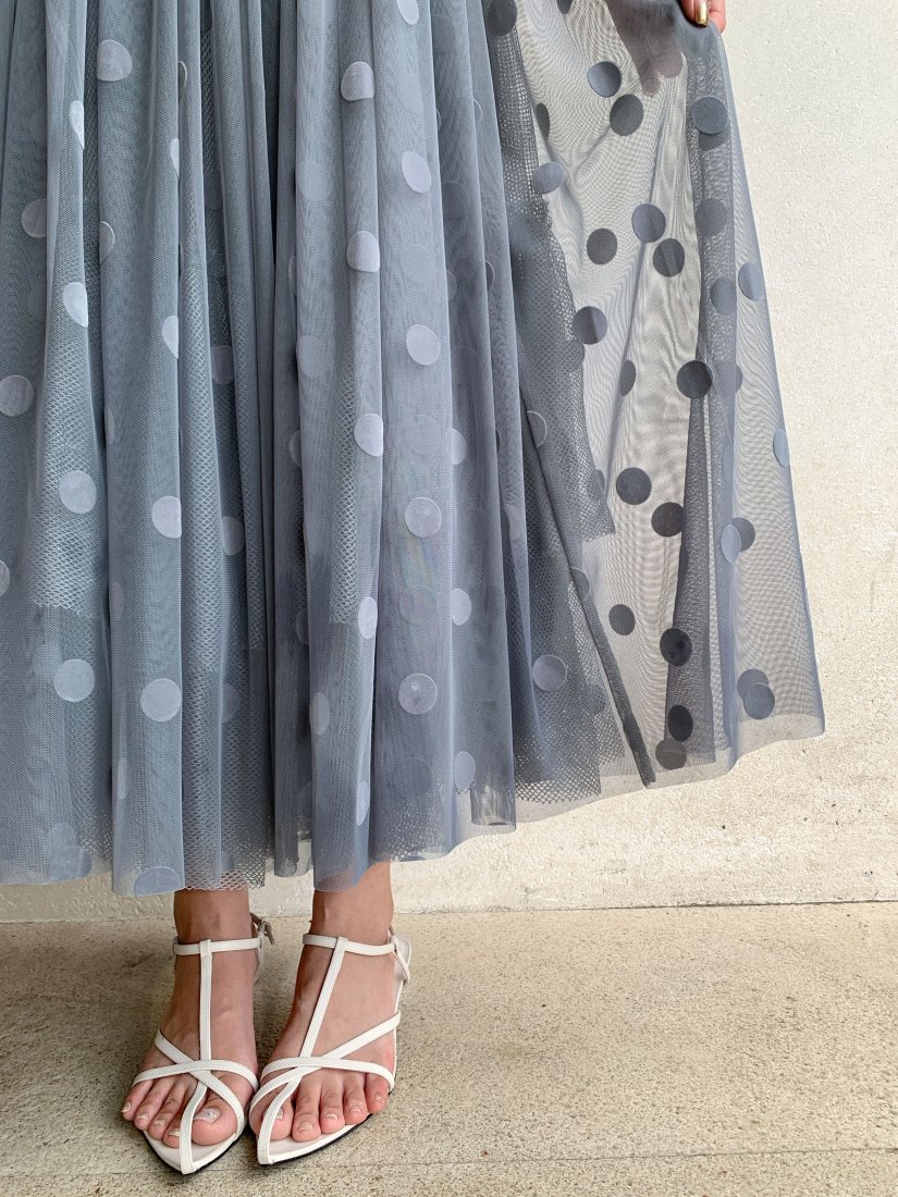 ORGANDY LAYERED DOT SKIRT - BIRTHDAY BASH