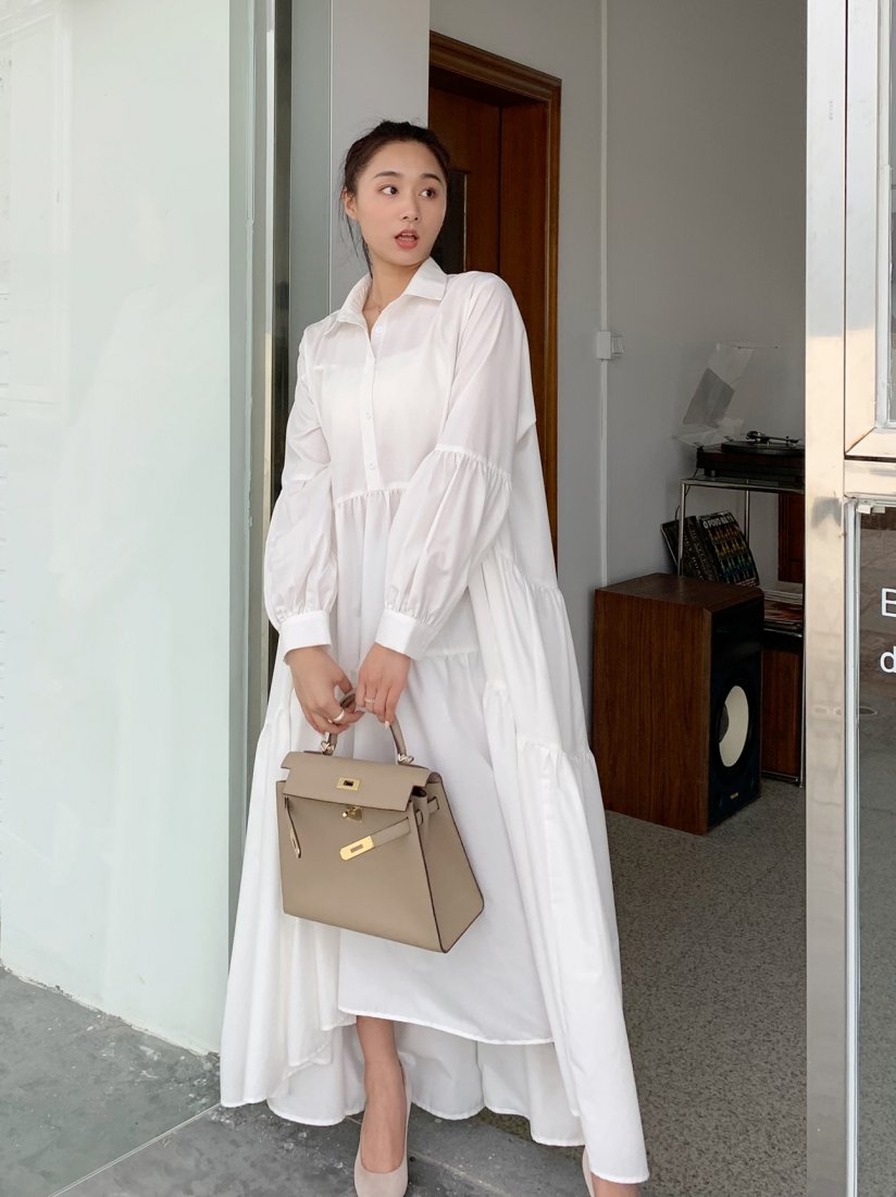 JJ掲載 ROMANTIC LONG SHIRT DRESS - BIRTHDAY BASH