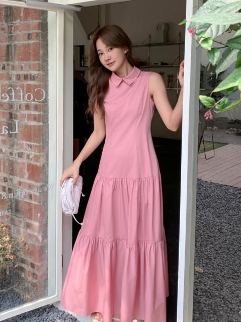 SOUTIEN COLLAR LONG DRESS