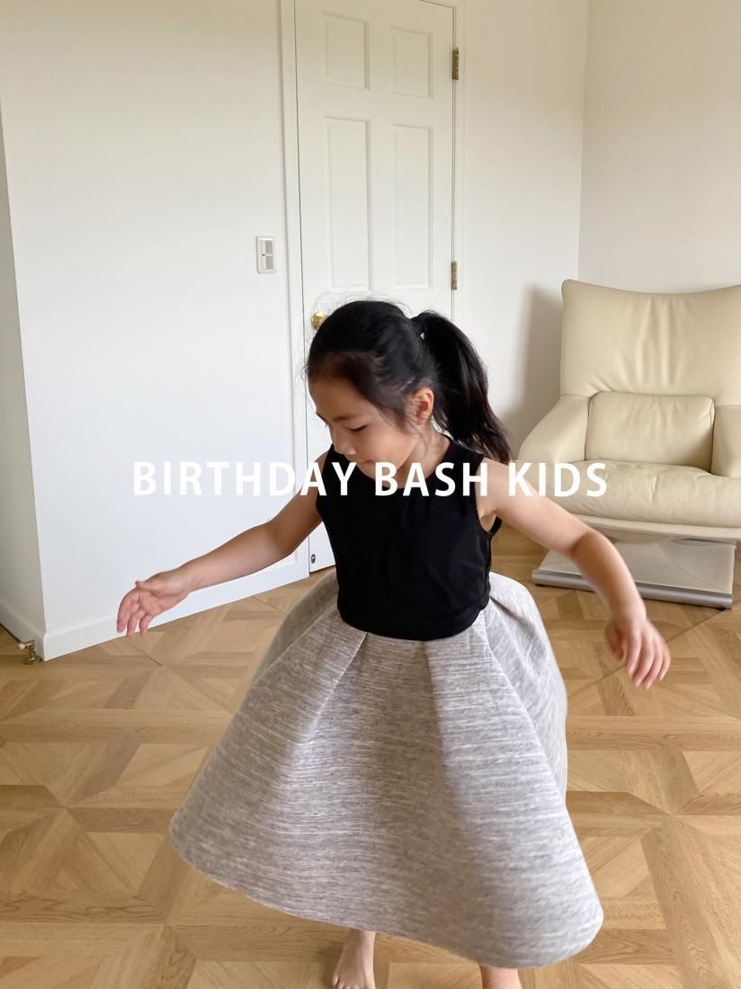 クルーネックバルーンドレス KIDS - BIRTHDAY BASH