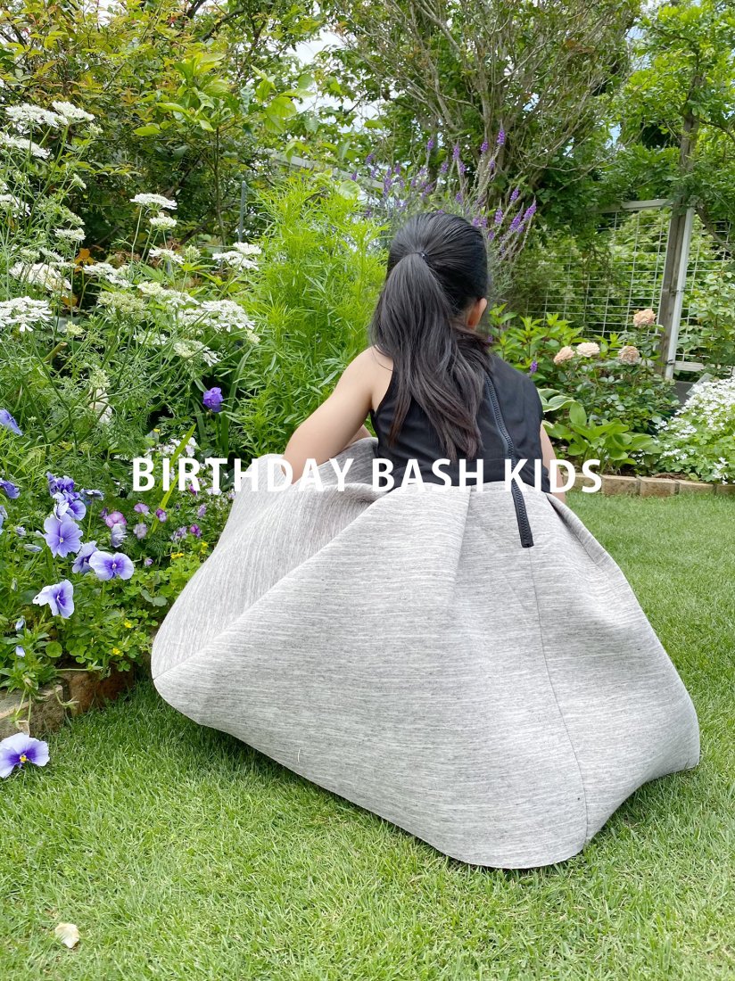 クルーネックバルーンドレス KIDS - BIRTHDAY BASH