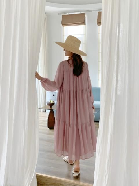WASHER TIERED DRESS