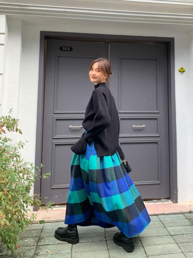 roku＜6(ROKU)＞CHECK SKIRT/スカート