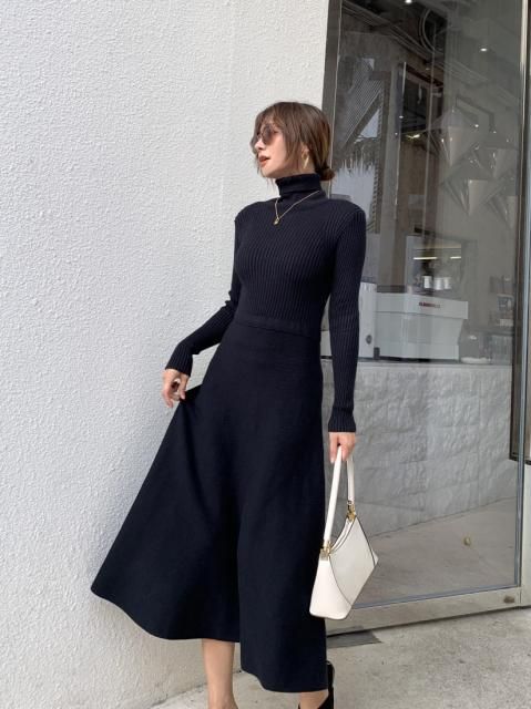 50% OFFHIGH NECK A LINE KNIT DRESS<img class='new_mark_img2' src='https://img.shop-pro.jp/img/new/icons41.gif' style='border:none;display:inline;margin:0px;padding:0px;width:auto;' />