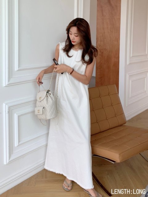 FG LONG DRESS WHITE