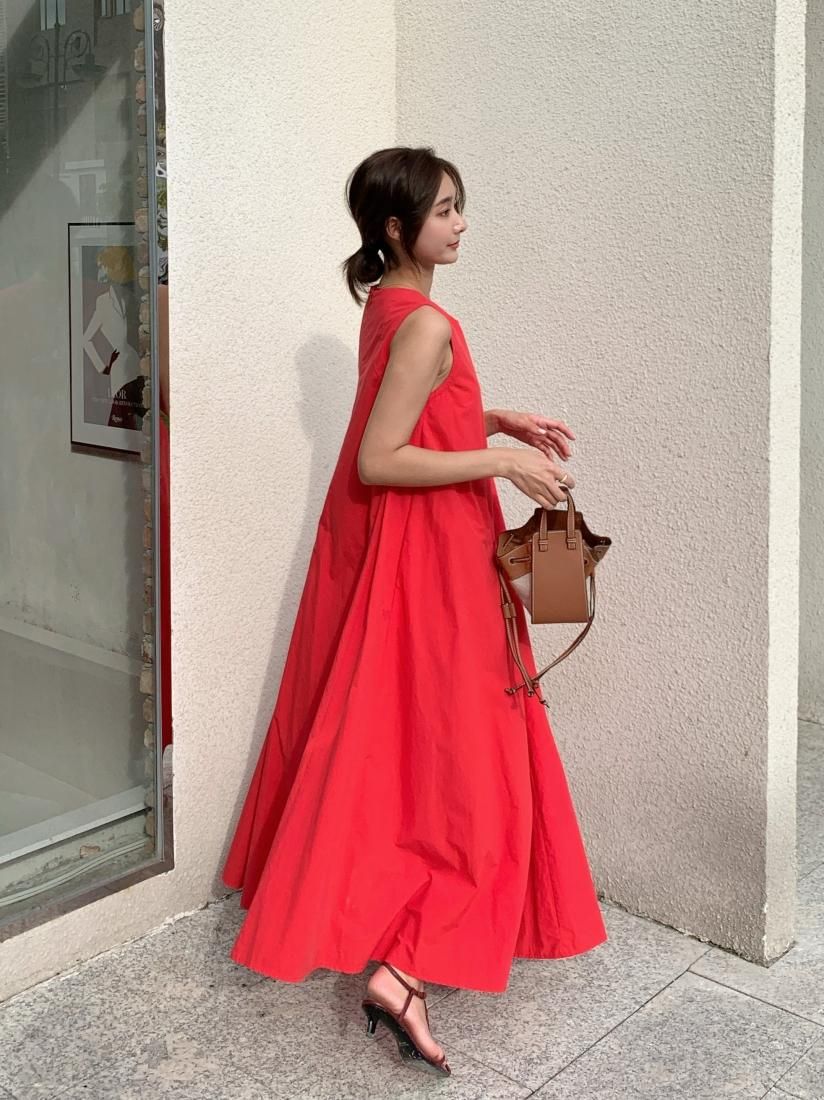 A LINE COTTON TANK DRESS - BIRTHDAY BASH