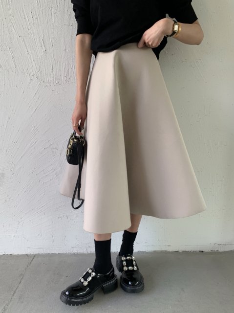 A LINE BONDING SKIRT SHORT