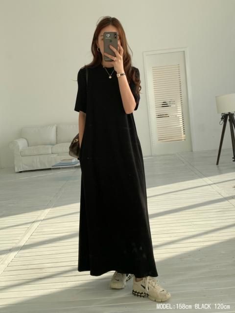 BB LONG T DRESS