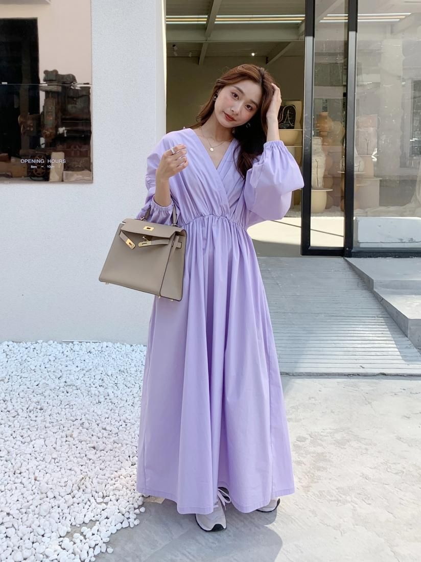 スイングシャツドレス Purple Birthday Bash スイングシャツドレス Purple Birthday Bash
