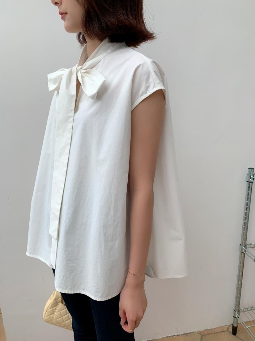 リボン　ブラウス　rosymonster bibiy birthdaybash 2WAY FS RIBBON BLOUSE - BIRTHDAY BASH