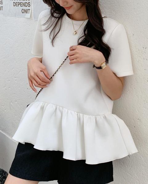 BONDING PEPLUM TOPS