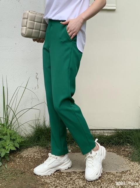 BB COLOR PANTS GREEN