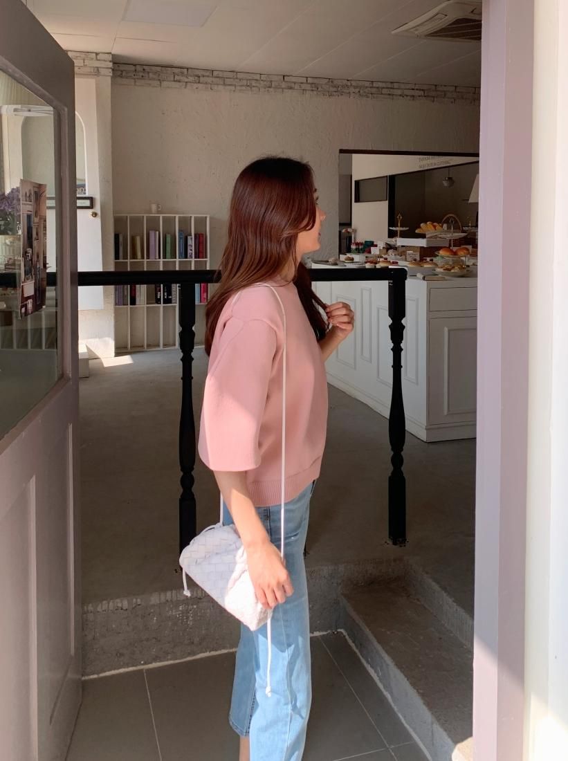 VOLUME SLEEVE KNIT TOPS - BIRTHDAY BASH
