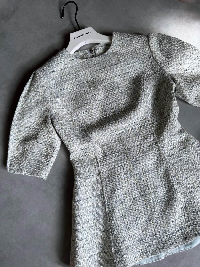 TWEED WAIST MARK TOPS - BIRTHDAY BASH