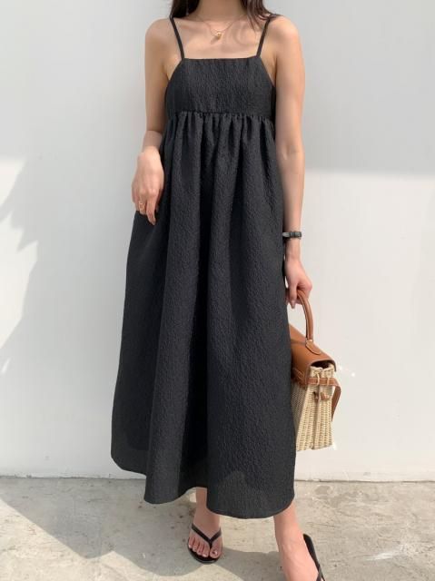  JACQUARD CAMISOLE DRESS