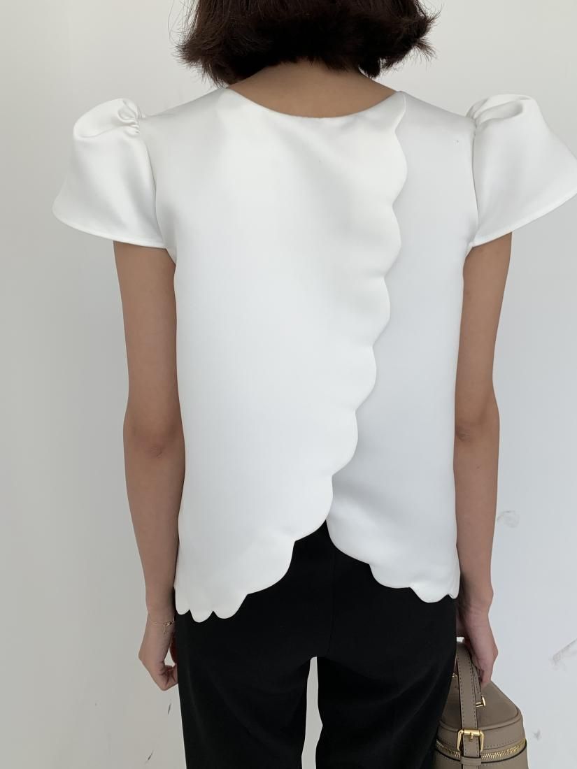 数量限定】FRONT SCALLOPED TOPS - BIRTHDAY BASH