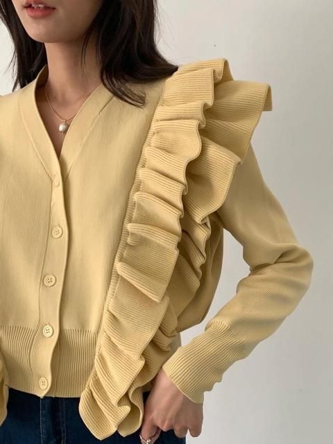 BB FRILL CARDIGAN