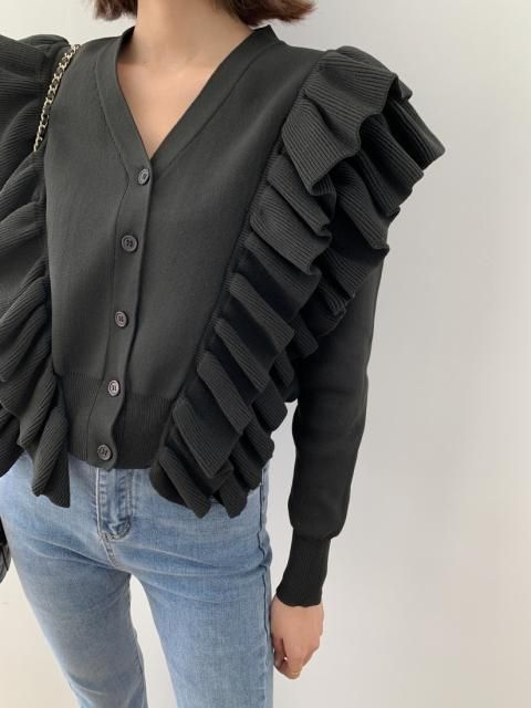 BB FRILL CARDIGAN