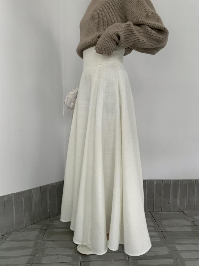 50% OFF】A LINE TWEED SKIRT - BIRTHDAY BASH