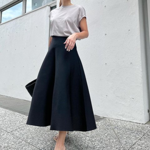 BB KNIT A LINE SKIRT