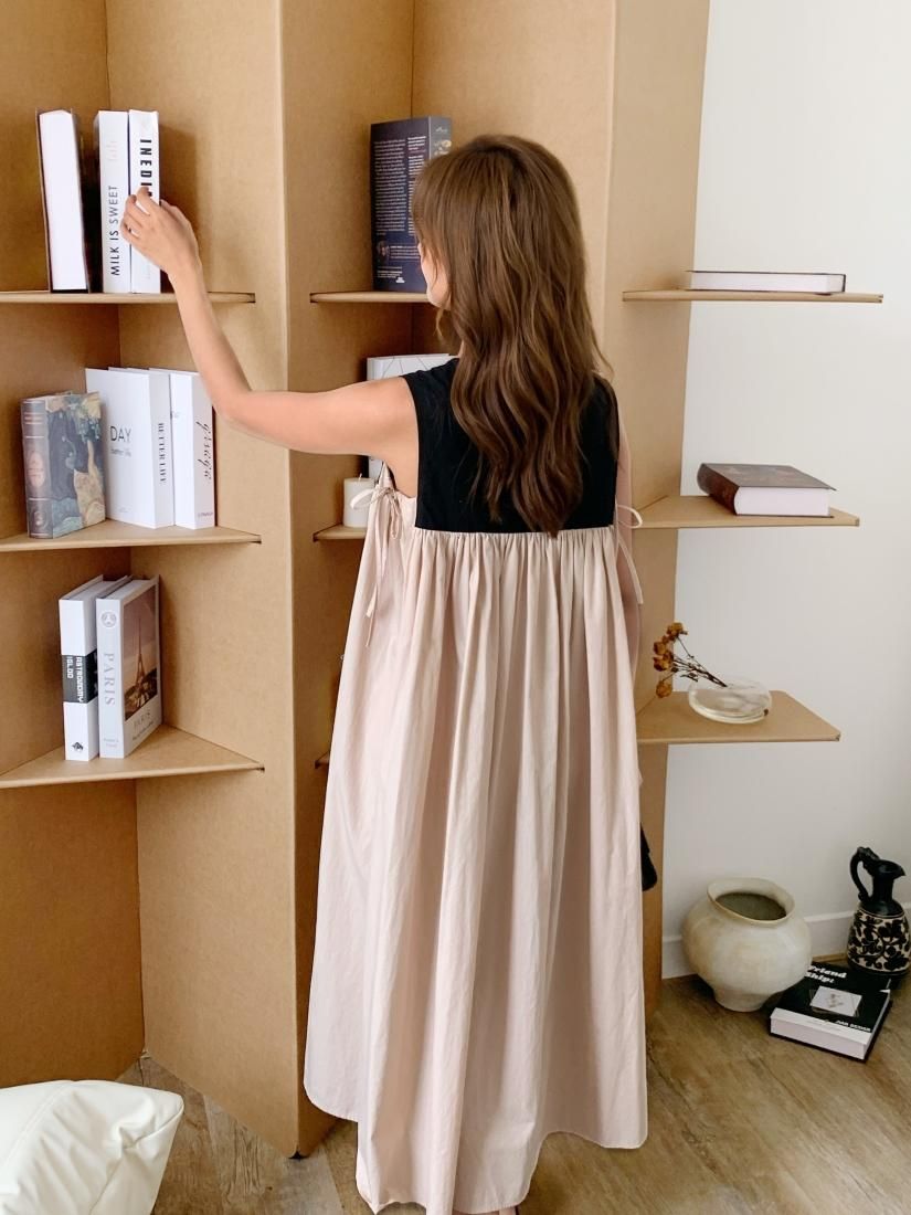 A LINE COTTON COLOR DRESS - BIRTHDAY BASH