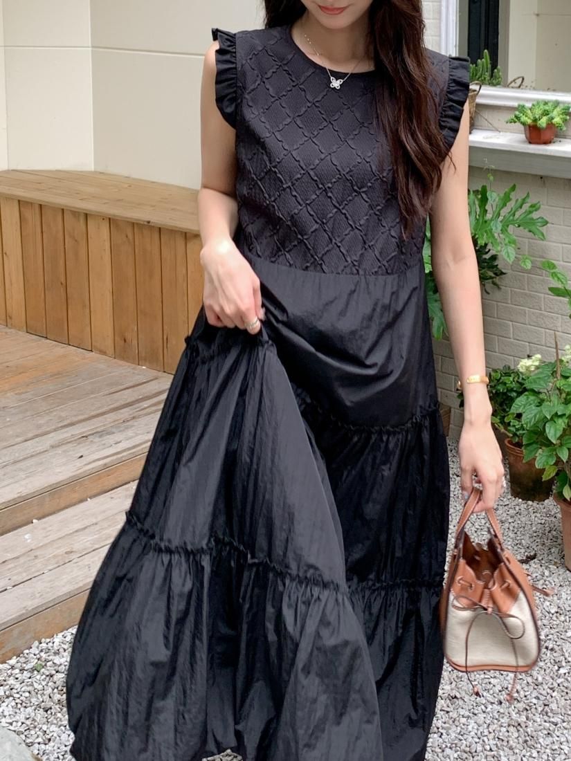 Amya FRILL TIERED DRES/birthday bash