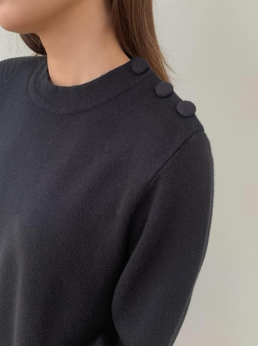 PEPLUM KNIT DRESS WITH BUTTON - BIRTHDAY BASH