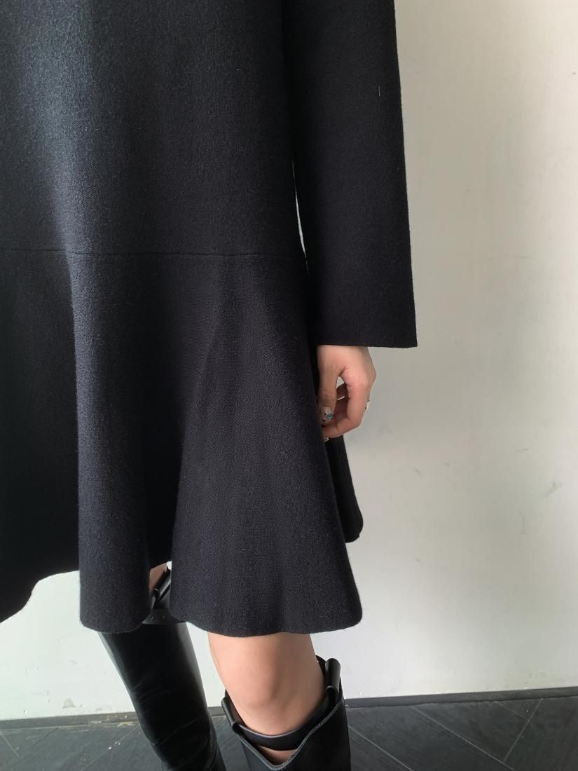 PEPLUM KNIT DRESS WITH BUTTON - BIRTHDAY BASH