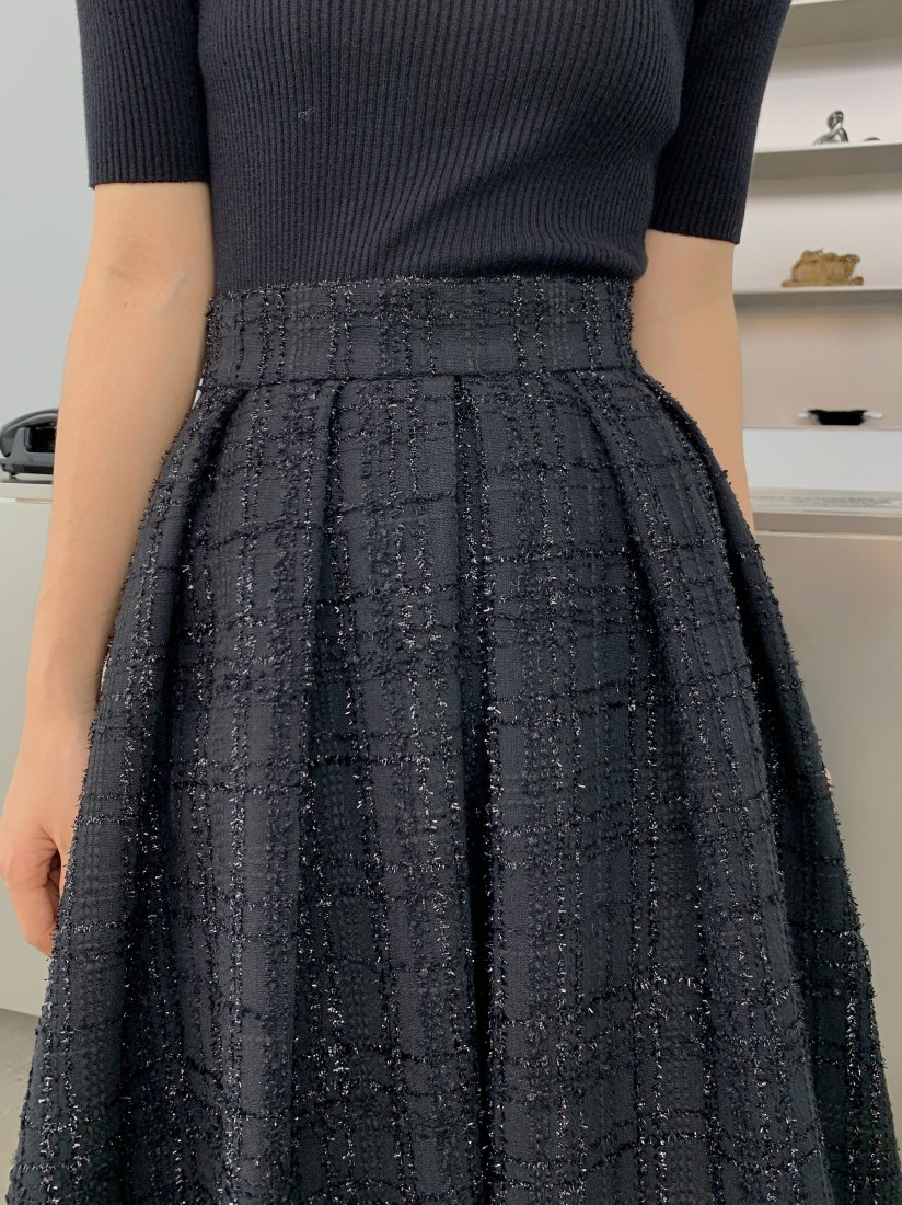 KIRA TWEED CHECK SKIRT - BIRTHDAY BASH