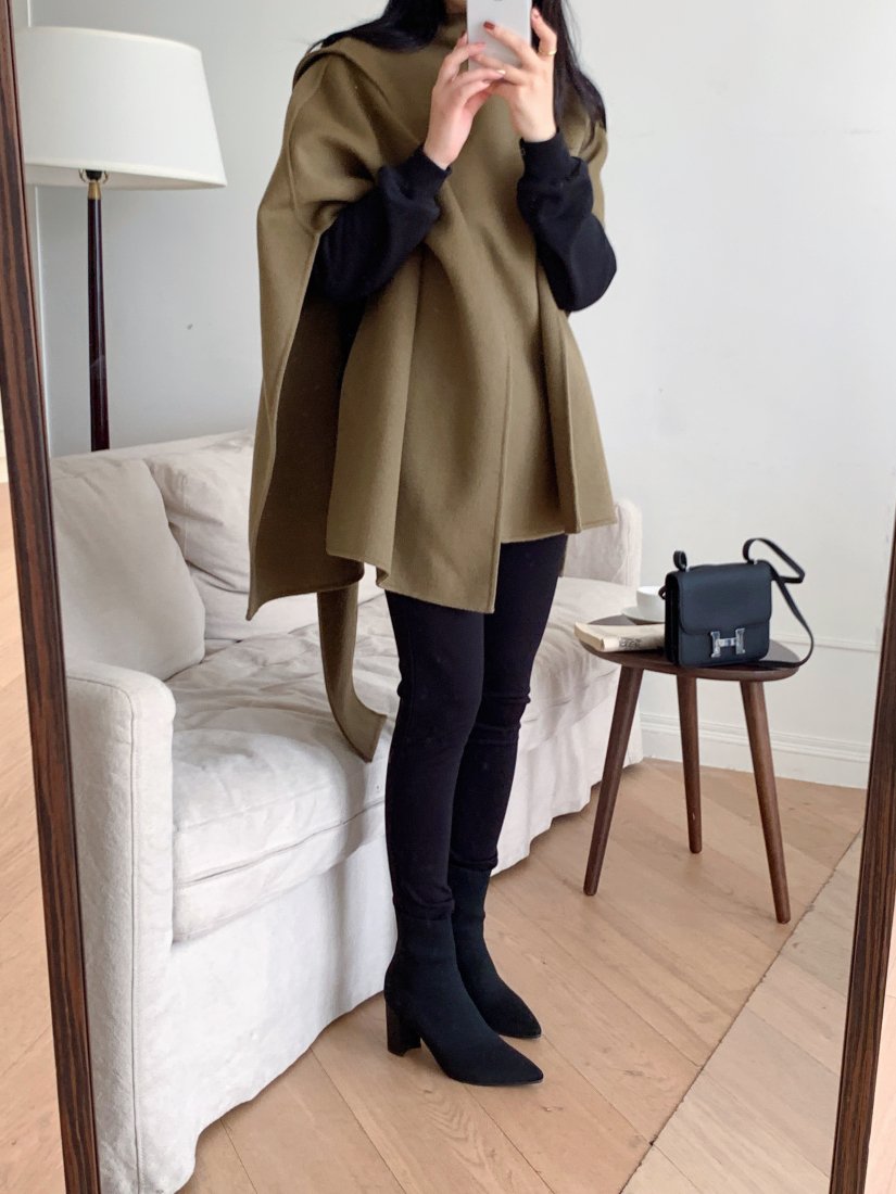 Wool Design Cape Coat - BIRTHDAY BASH