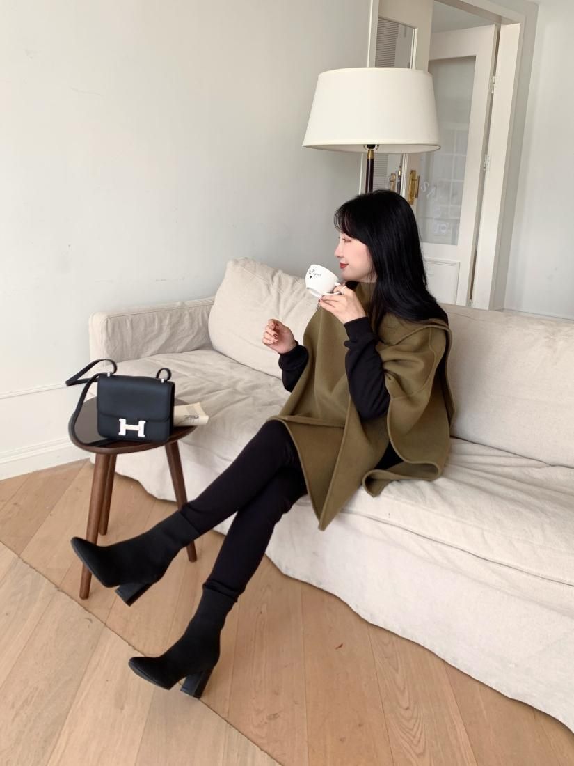 Wool Design Cape Coat - BIRTHDAY BASH